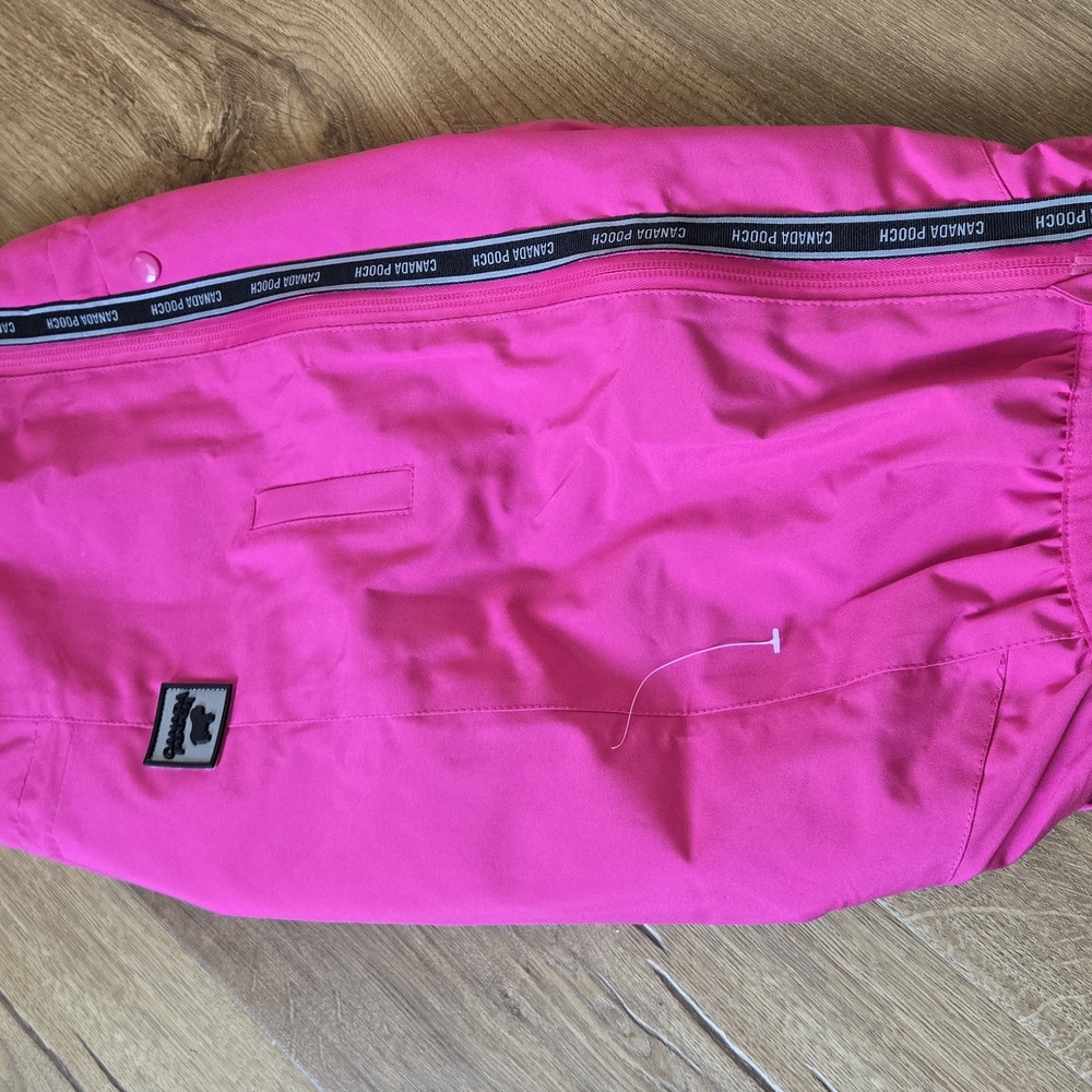 Canada Pooch Snowsuit Hot Pink Size 16 - Picture 3 of 6